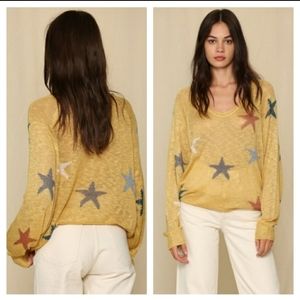 LAST 1! Star Print Summer Sweater